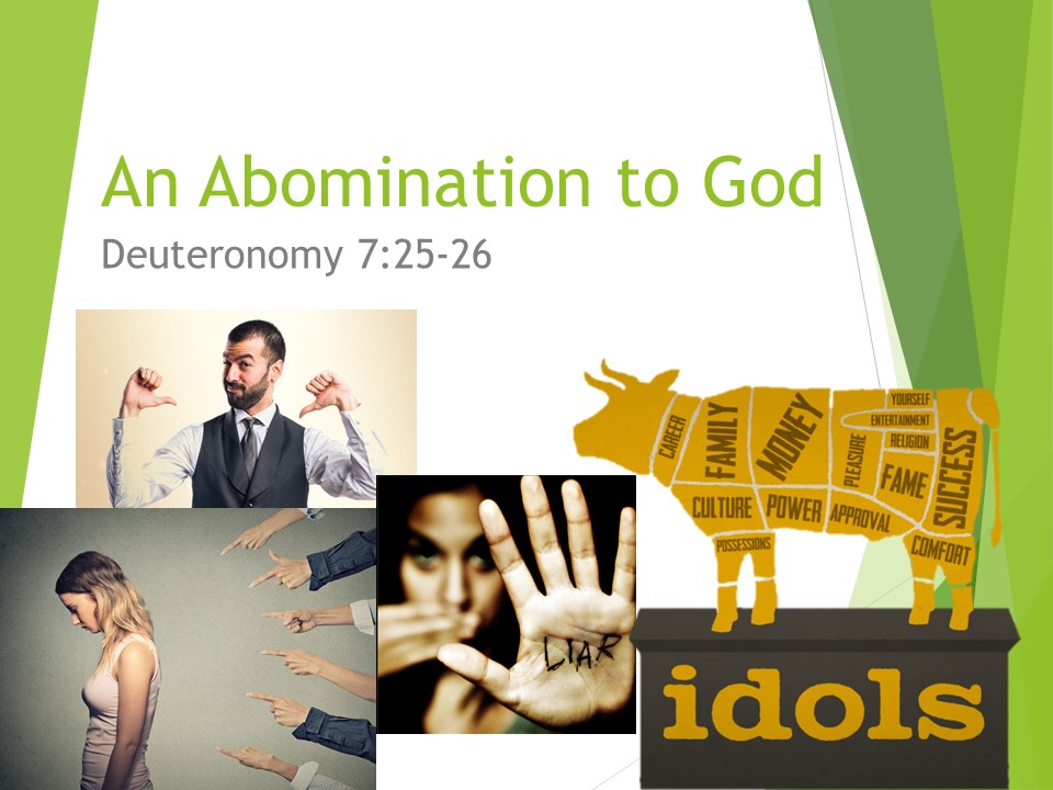 An Abomination to God – Proverbs