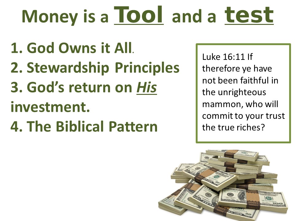 Money (4) The Biblical Pattern