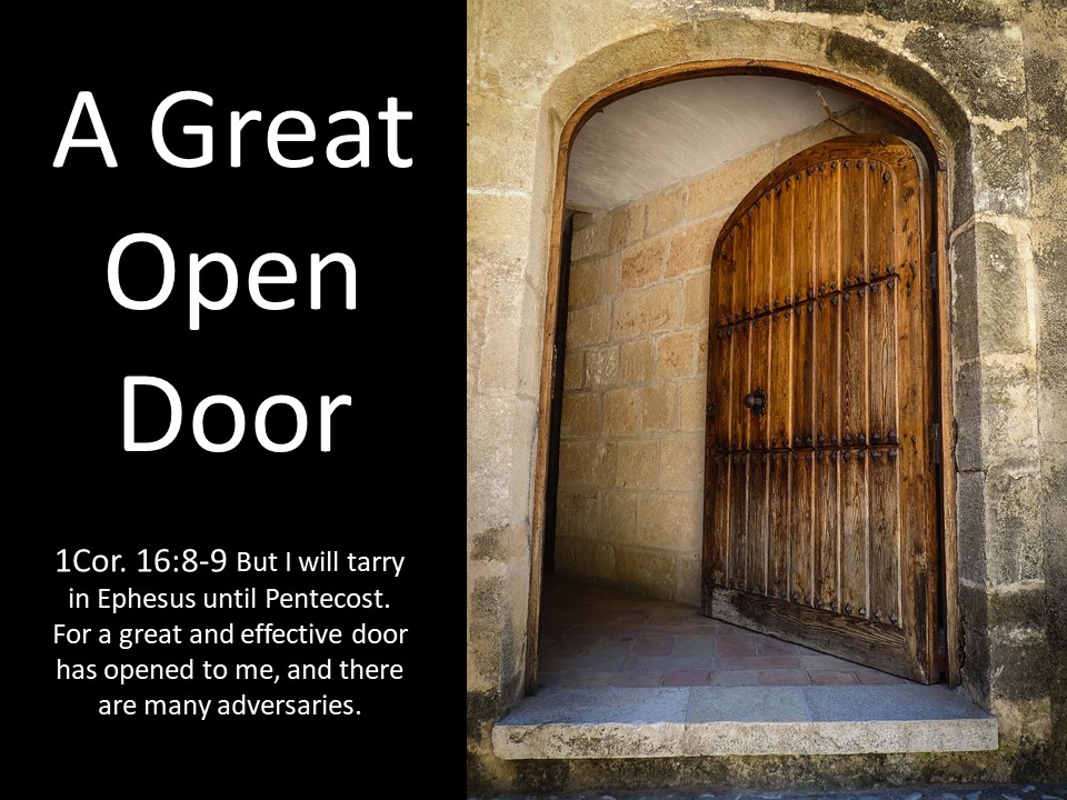A Great Open Door
