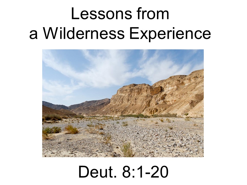 Lessons From A Wilderness Experience