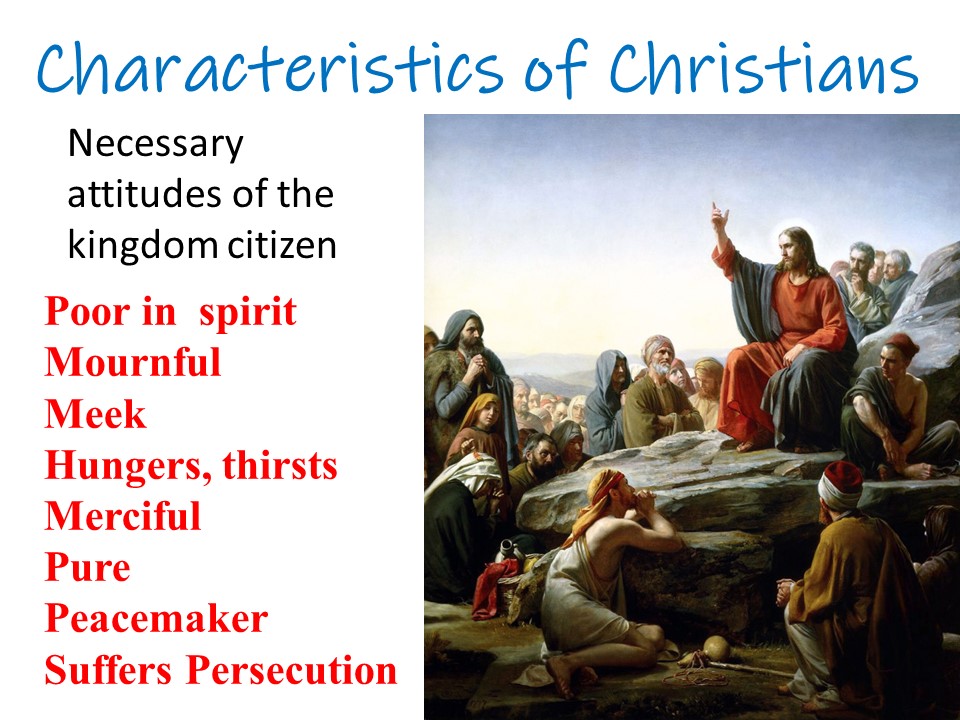 Characteristics Of Christians