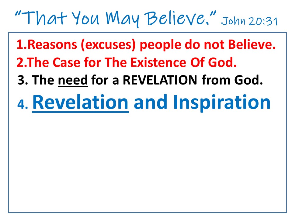Revelation And Inspiration (4)