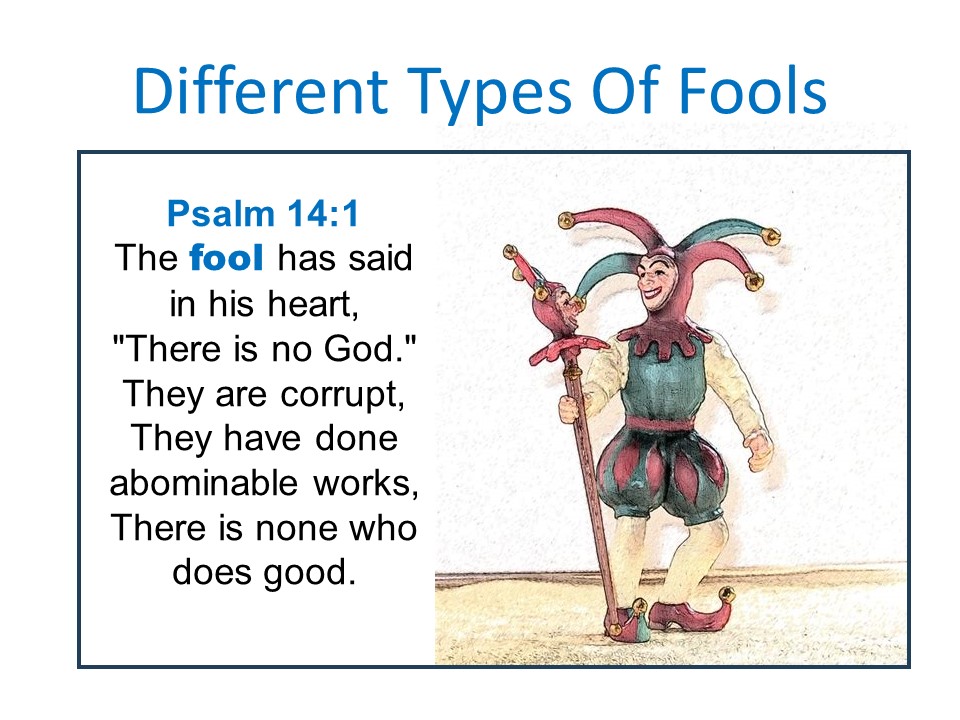 Different Types Of Fools