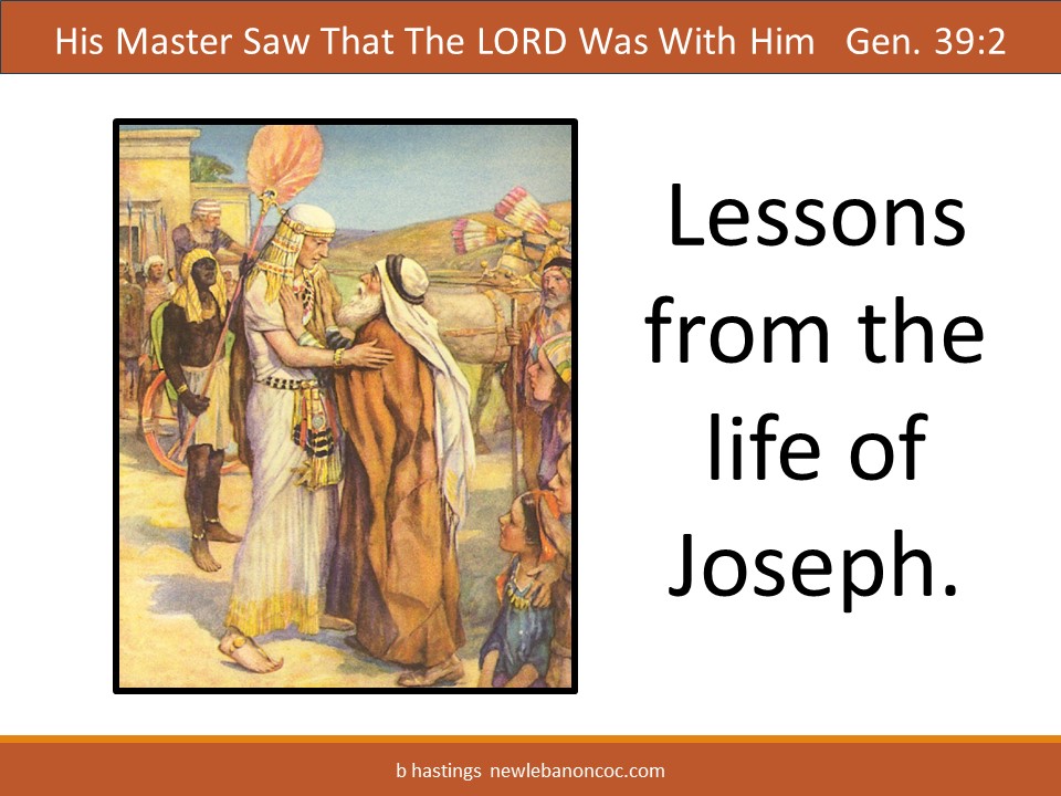 Lessons From Joseph