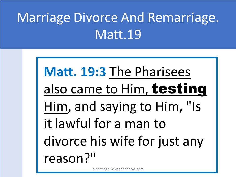 Marriage Divorce And Remarriage