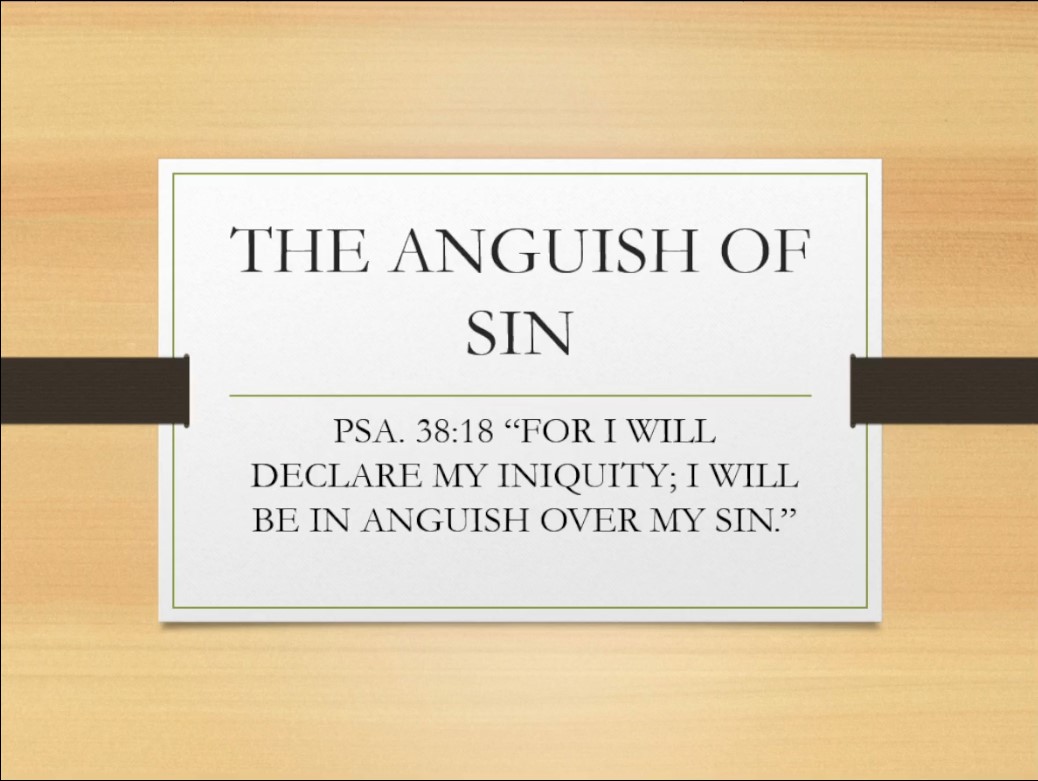 The Anguish of Sin