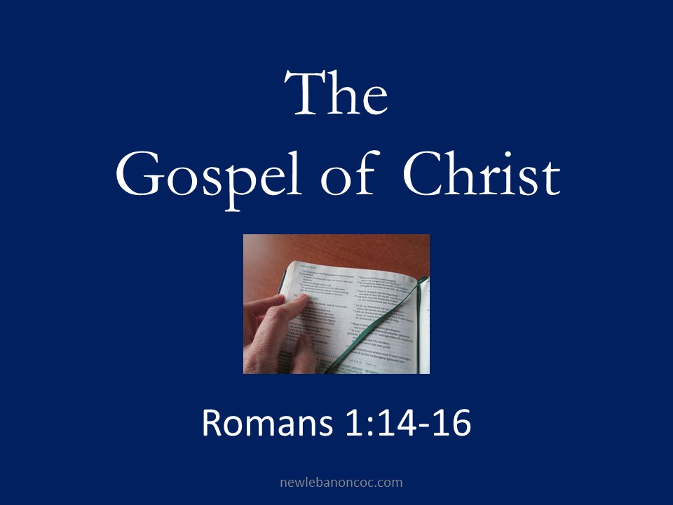 The Gospel Of Christ