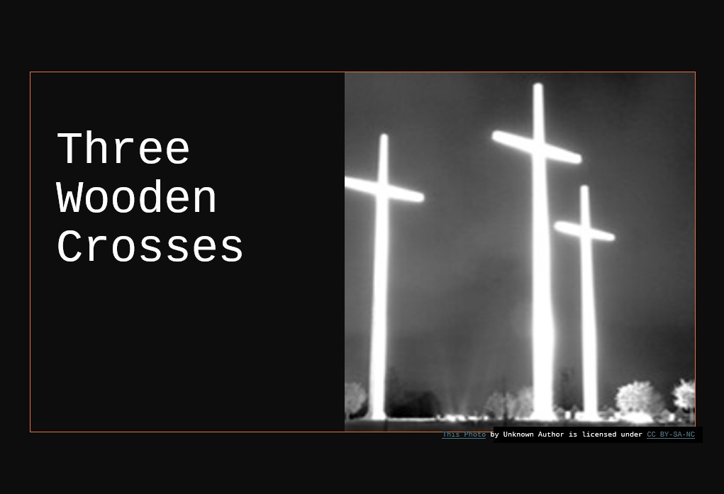 Three Wooden Crosses