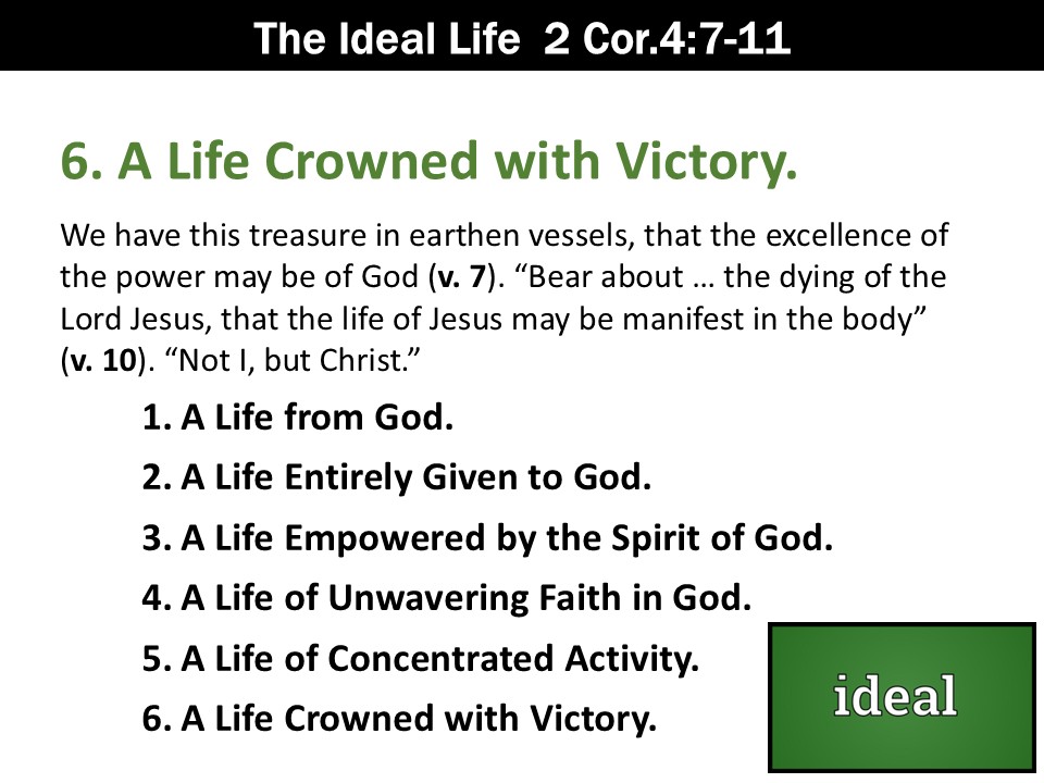 The Ideal Life