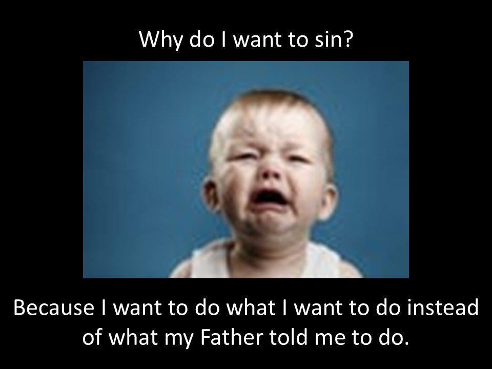 Why Do I Want To Sin?