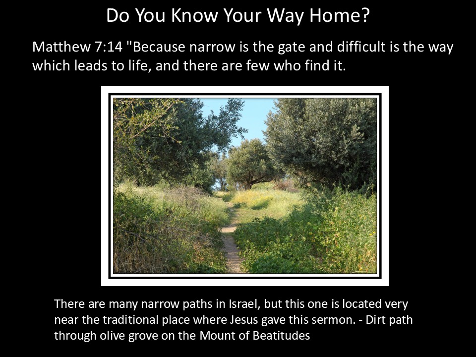 Do Your Know Your Way home